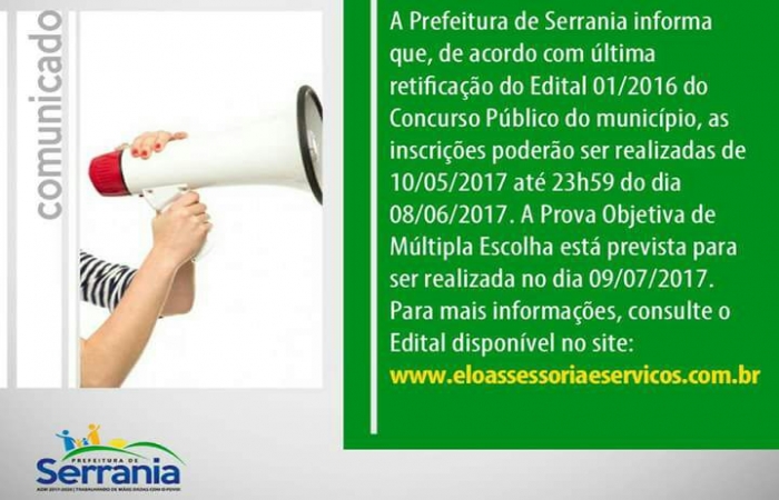 Prefeitura Informa - Concurso Público