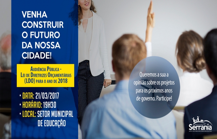 Audiência Pública - LDO 2018